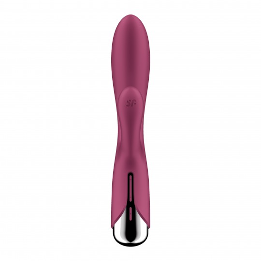 VIBRADOR SPINNING RABBIT 1 ROJO SATISFYER