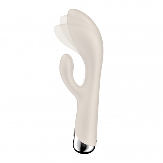 VIBRADOR SPINNING RABBIT 1 BEIGE SATISFYER