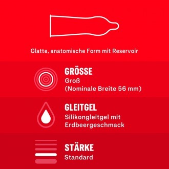 BOÎTE DE 10 PRÉSERVATIFS ÜBERRASCH' MICH