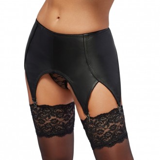 LEATHER SUSPENDER BELT