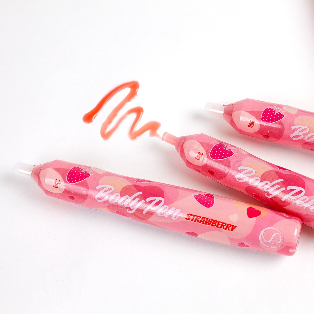 SECRET PLAY STRAWBERRY BODY PAINT PEN