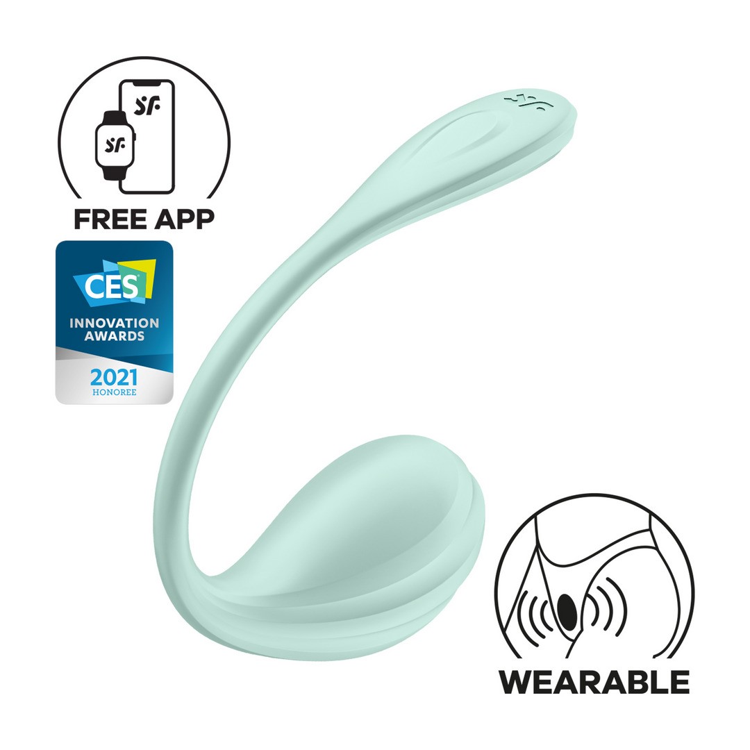 SMOOTH PETAL CONNECT APP - WEARABLE COUPLE VIBRATOR - MINT