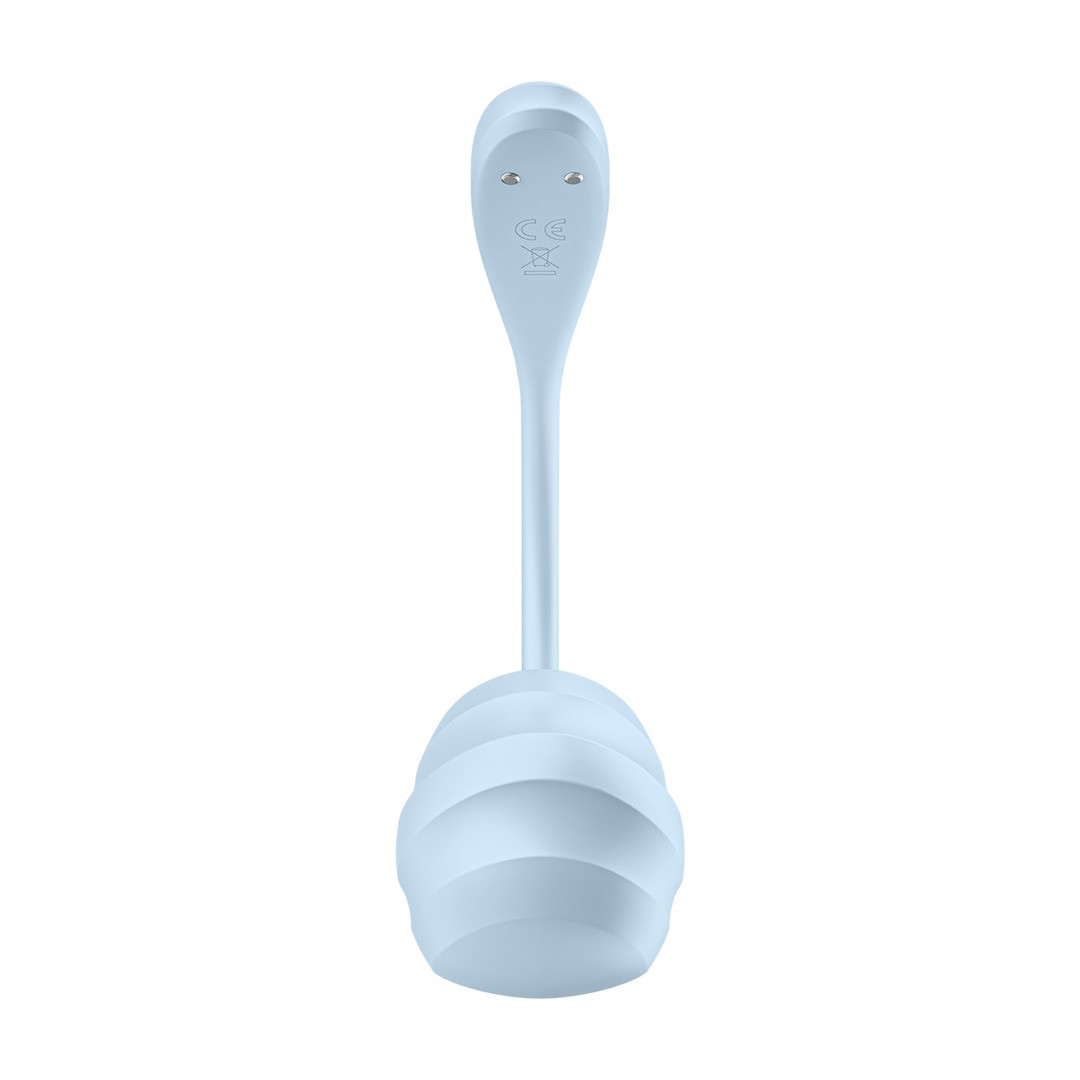 SMOOTH PETAL CONNECT APP - WEARABLE COUPLE VIBRATOR - LIGHT BLUE