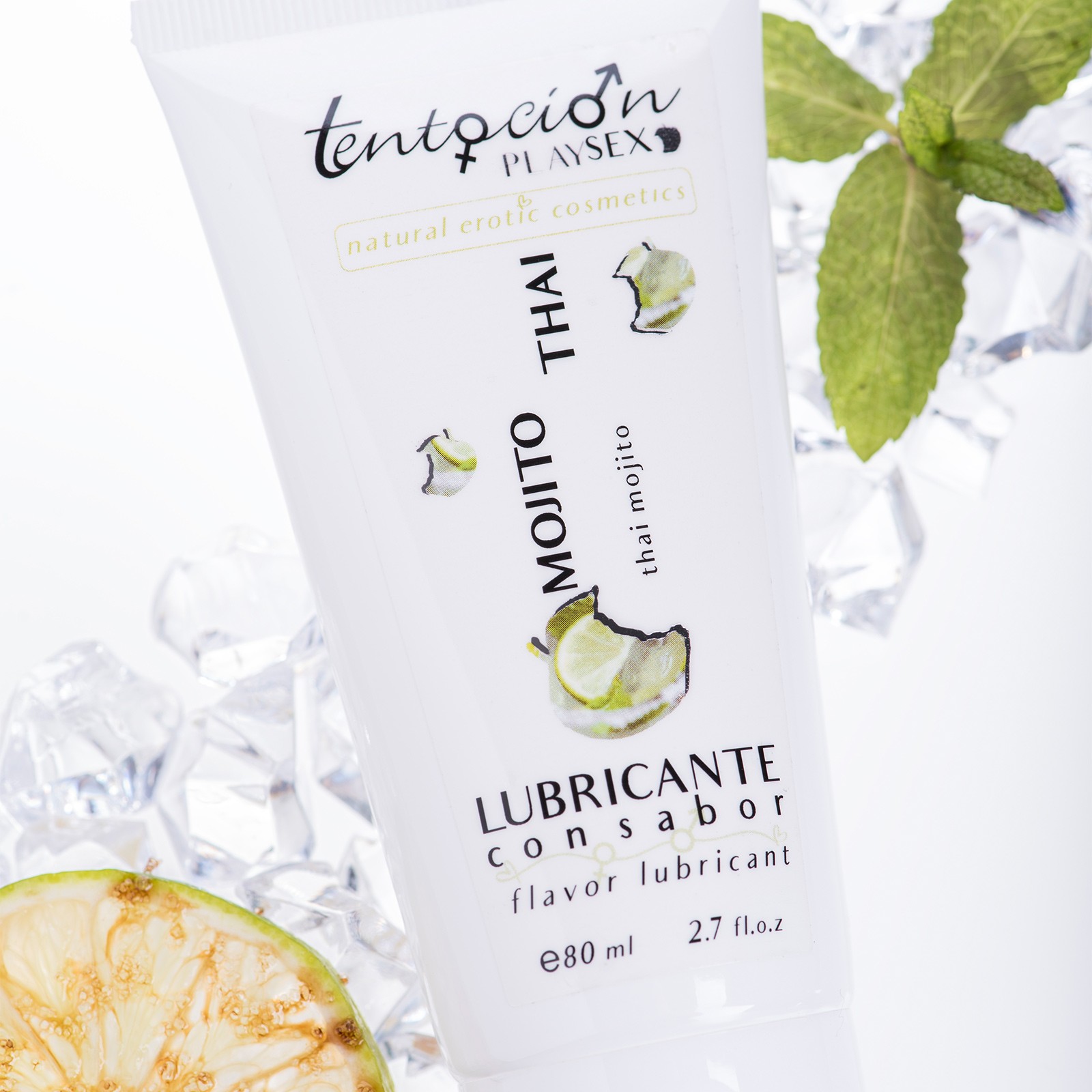 MOJITO THAI FLAVOURED LUBRICANT 80ML TENTACIÓN PLAY SEX