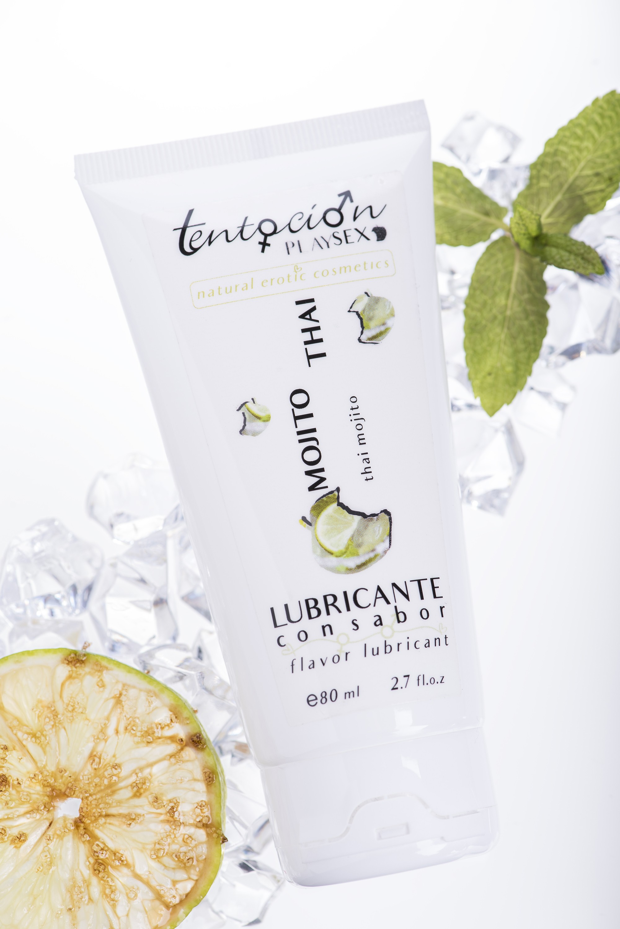 LUBRIFIANT AROMATISÉ MOJITO THAÏ 80ML TENTACIÓN PLAY SEX