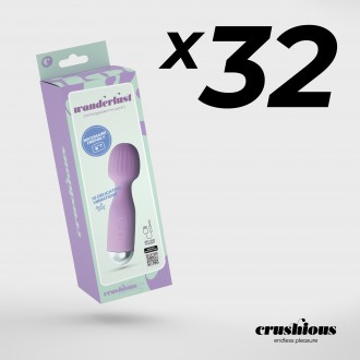 PACK OF 32 CRUSHIOUS WANDERLUST MINI WAND LILAC