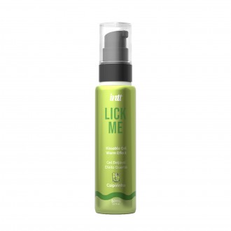 GEL BESABLE CON EFECTO CALOR Y SABOR A CAIPIRINHA LICK ME INTT 50ML