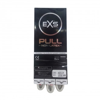 EXS PULL - NON-LATEX CONDOMS - 3 PIECES