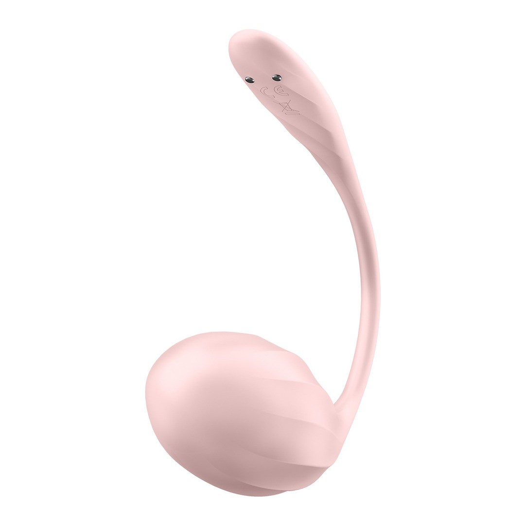 HUEVO VIBRADOR CON APLICACIÓN RIBBED PETAL CONNECT APP ROSA SATISFYER