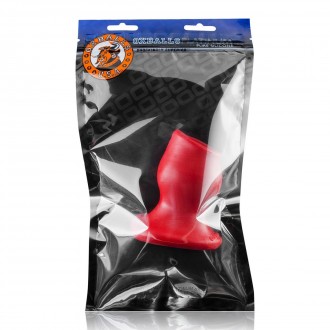 PIGHOLE - HOLLOW BUTT PLUG - SMALL - RED