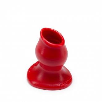 PIGHOLE - HOLLOW BUTT PLUG - SMALL - RED