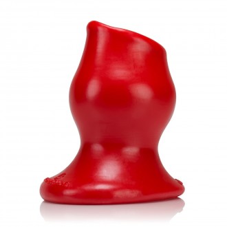 PIGHOLE - HOLLOW BUTT PLUG - XLARGE - RED