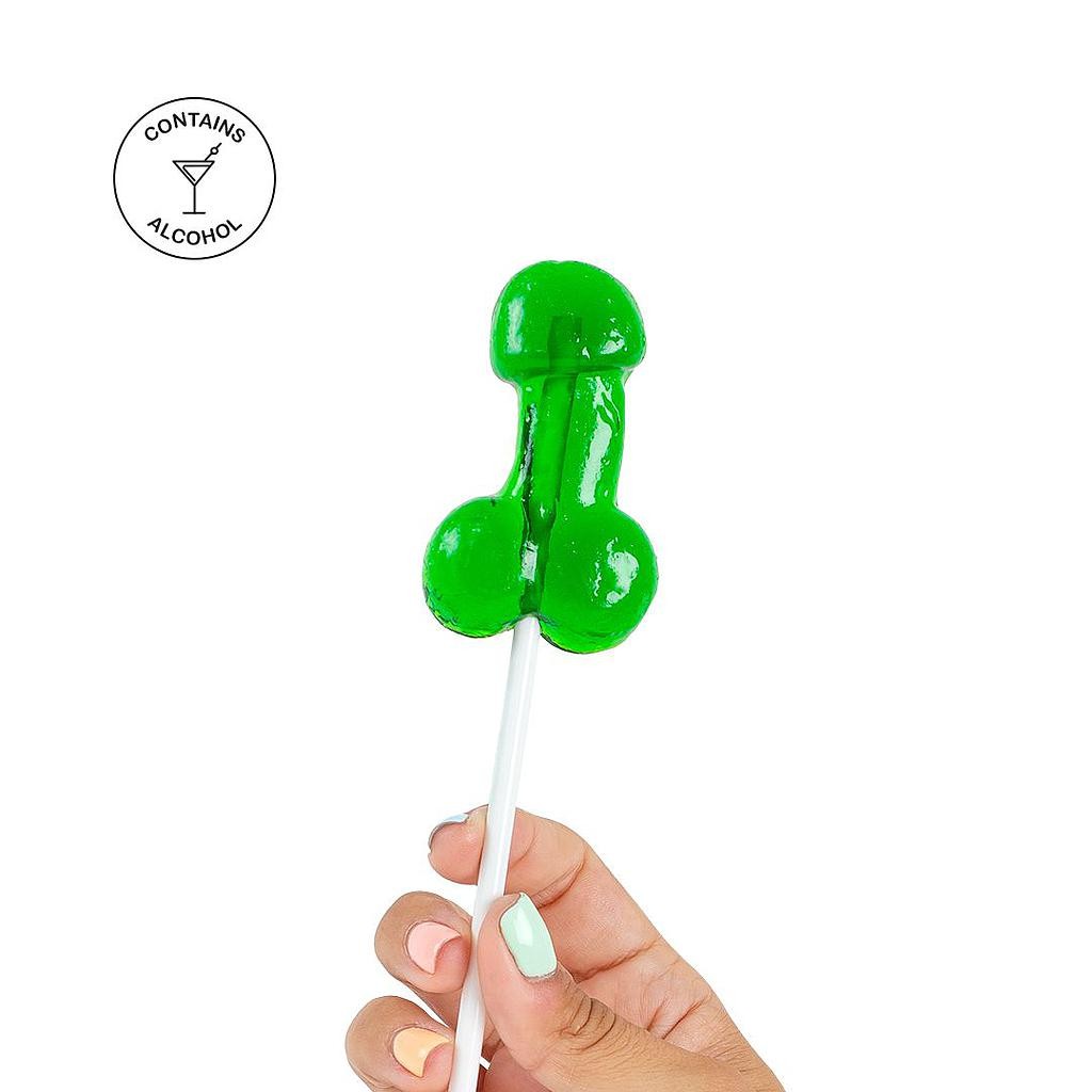 SECRET PLAY PENIS-SHAPED LOLLIPOP FLAVOURED WITH MOJITO AND CONTAINING ALCOHOL