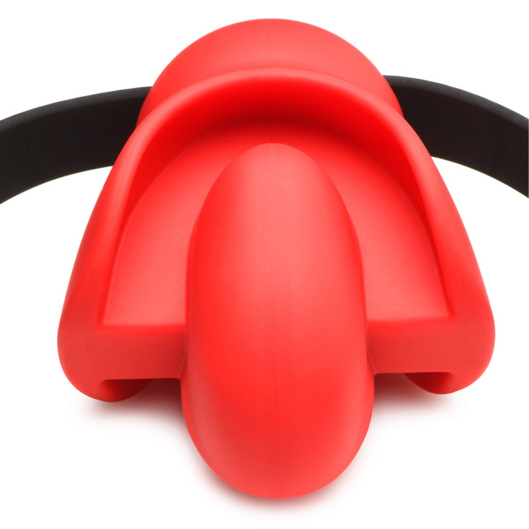 GAG ORDER - EXTREME SILICONE BALL GAG - RED