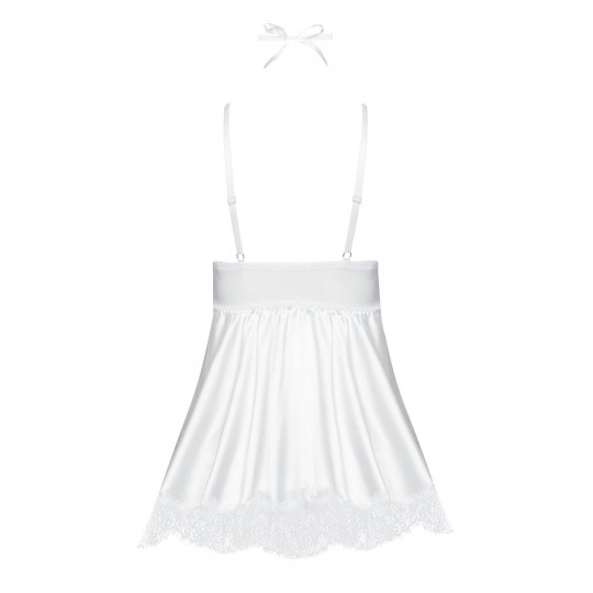 NUISETTE ET STRING EVE BLANC BEAUTY NIGHT FASHION