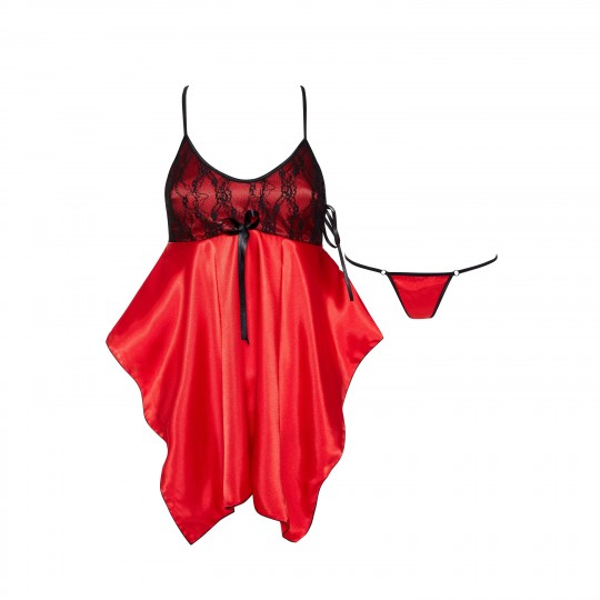 JULIETA CHEMISE RED