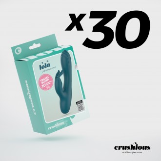 PACK DE 30 MINI-VIBRATEUR LAPIN LOLA CRUSHIOUS