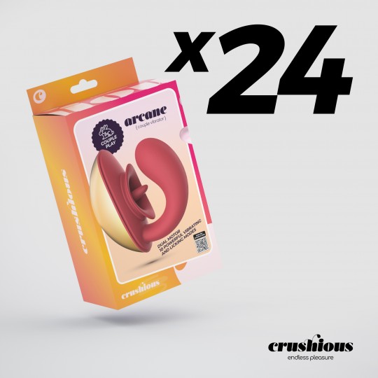 PACK DE 24 ARCANE ESTIMULADOR RECARGABLE PARA PAREJAS CRUSHIOUS