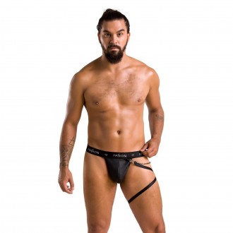 PASSION GARTER THONG BILL BLACK