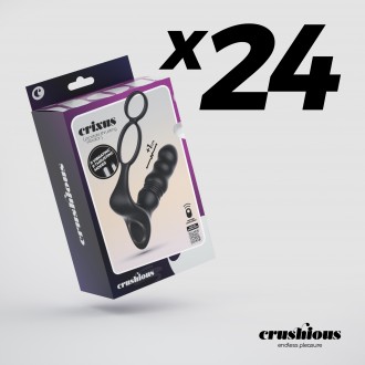 PACK DE 24 VIBRADOR DE PRÓSTATA COM COMANDO CRIXUS CRUSHIOUS