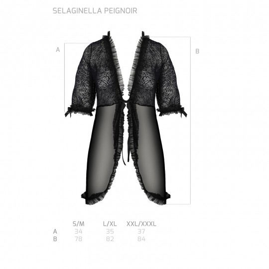 SELAGINELLA PEIGNOIR BLACK  - ECO PASSION