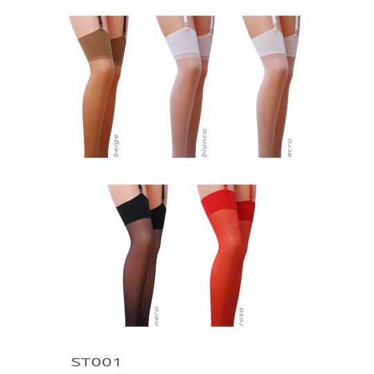 PASSION STOCKINGS ST001 CREME (17 DEN)