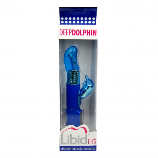 VIBRATEUR DEEP DOLPHIN BLEU LIBID TOYS