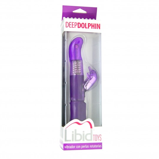 VIBRATEUR DEEP DOLPHIN VIOLET LIBID TOYS