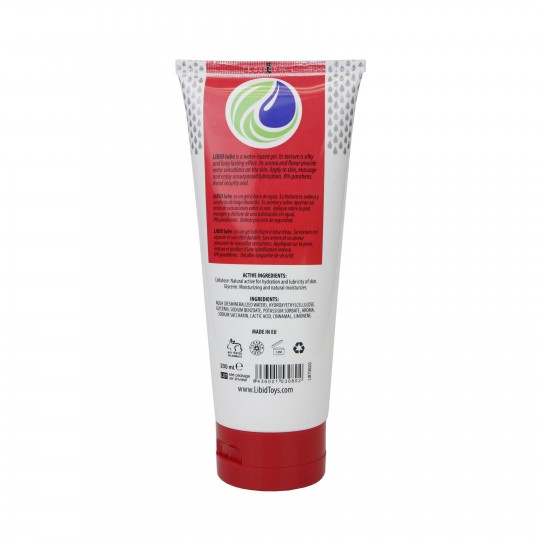 LUBRICANTE A BASE DE AGUA CON AROMA DE CEREZA LIBID LUBE 200ML