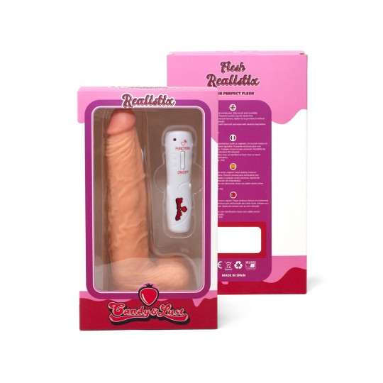 CANDY LUST VIBRATOR VIBE REALISTIX MOD.5 23,5CM