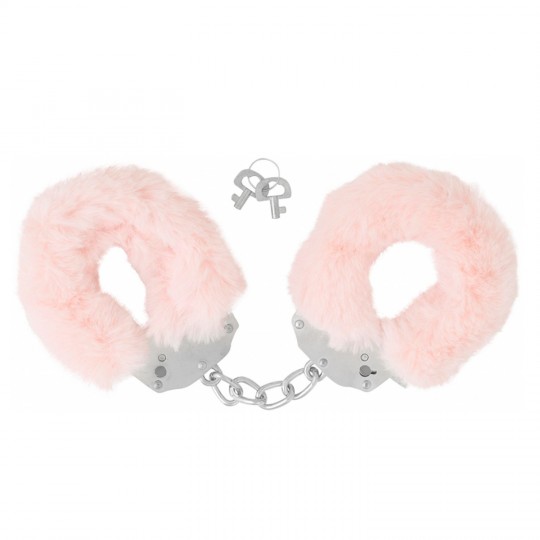 ARGUS FETISH FURRY CUFFS PINK 