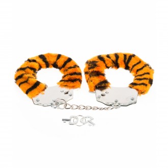 ARGUS TOYS ARGUS FETISH FURRY CUFFS TIGER