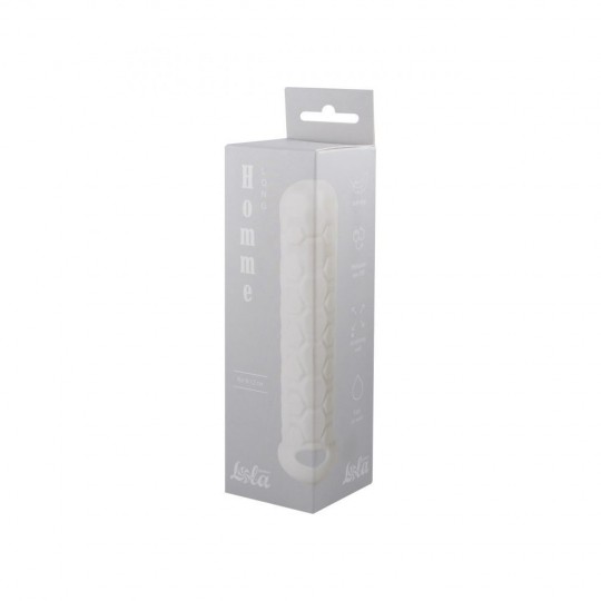 HOMME PENIS SLEEVE LONG WHITE 9-12CM