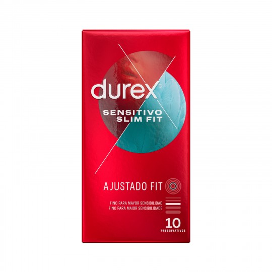 DUREX SENSITIVO SLIM FIT 10 UD