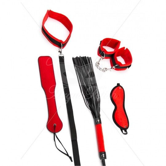 ARGUS FETISH RED BONDAGE SET