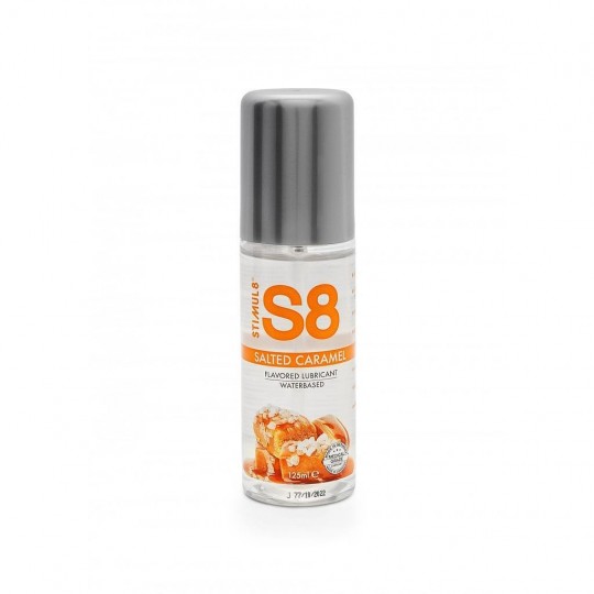 LUBRICANTE A BASE DE AGUA CON SABOR A CARAMELO SALADO S8 STIMUL8 125ML