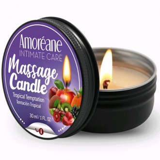 AMORÉANE INTIMATE CARE MASSAGE CANDLE TROPICAL TEMPTATION 30GR