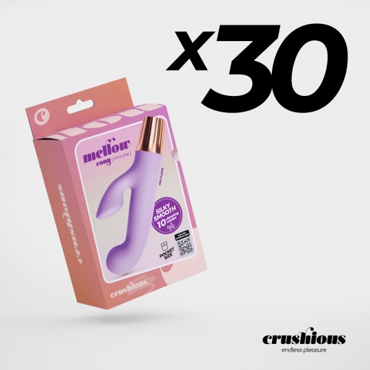 CONFEZIONE DA 30 MINI VIBRATORE MELLOW CONY LAVANDA CRUSHIOUS