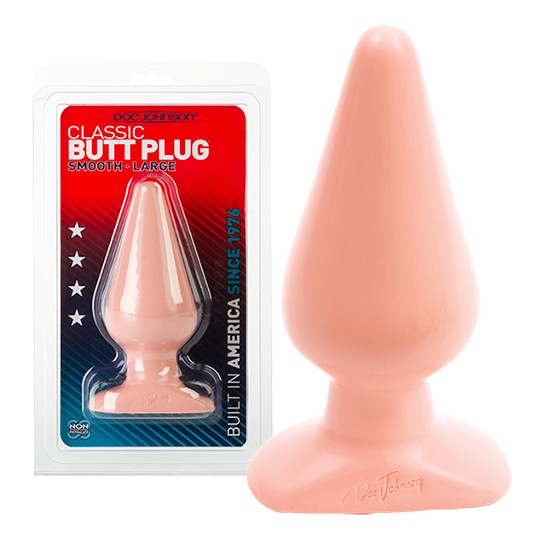 DOC JOHNSON CLASSIC BUTT PLUG FLESH LARGE