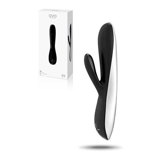 OVO E5 RECHARGEABLE VIBRATOR BLACK