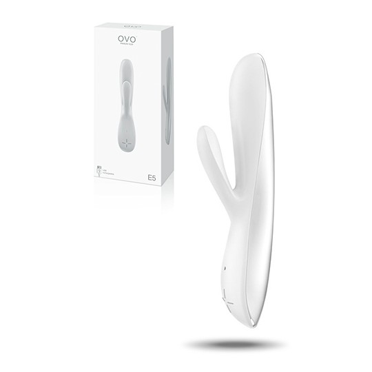 VIBRADOR RECARGABLE E5 OVO BLANCO