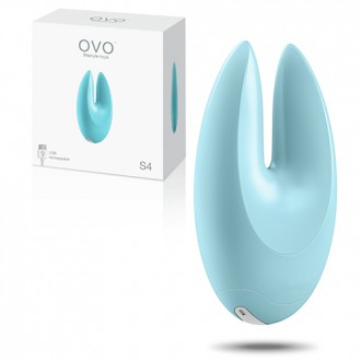 OVO S4 RECHARGEABLE STIMULATOR BLUE