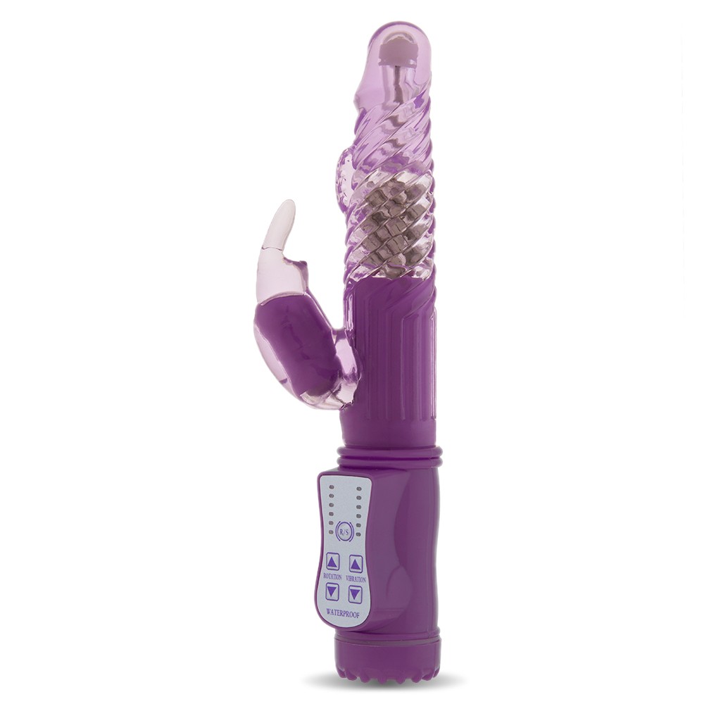 DILDO VIBRANTE CONIGLIO VIOLA