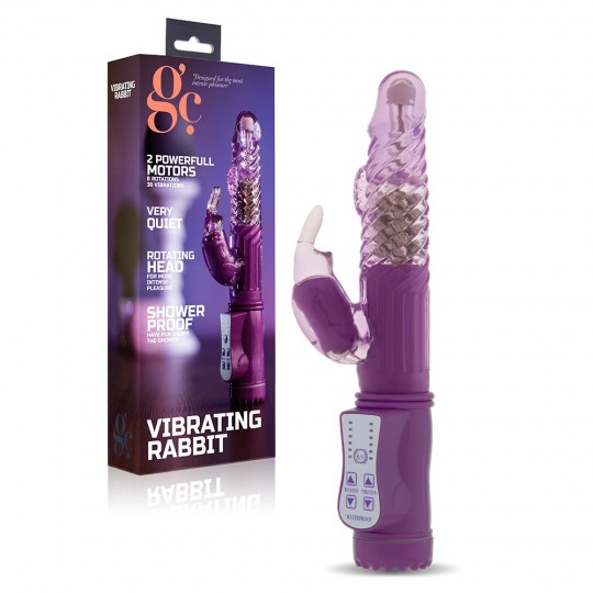 VIBRADOR VIBRATING RABBIT ROXO