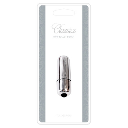 VIBRATING MINI BULLET SILVER