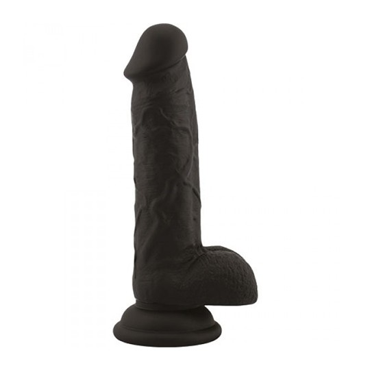 REAL SAFE ROD LARGE REALISTIC DILDO BLACK