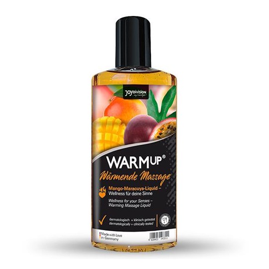 COMMESTIBILE OLIO DA MASSAGGIO WARMUP MANGO FRUTTO DELLA PASSIONE 150 ML