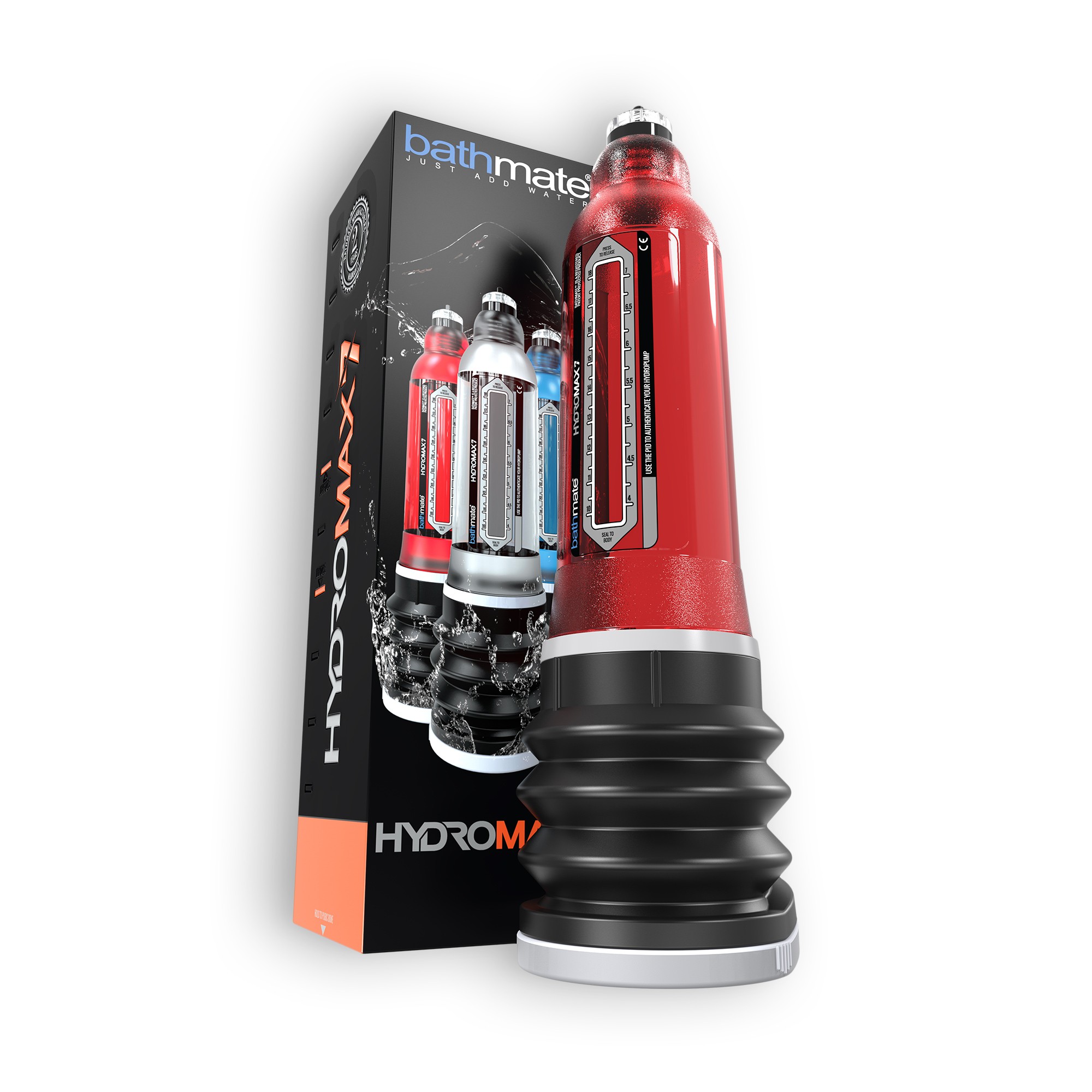 POMPA DEL PENE BATHMATE HYDROMAX 7 ROSSO