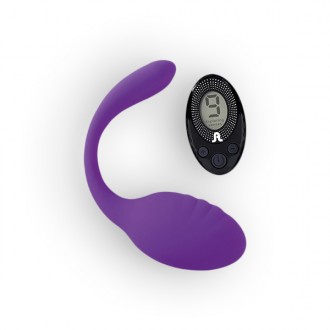 ADRIEN LASTIC SMART DREAM II RECHARGEABLE VIBRATOR WITH MINI REMOTE PURPLE