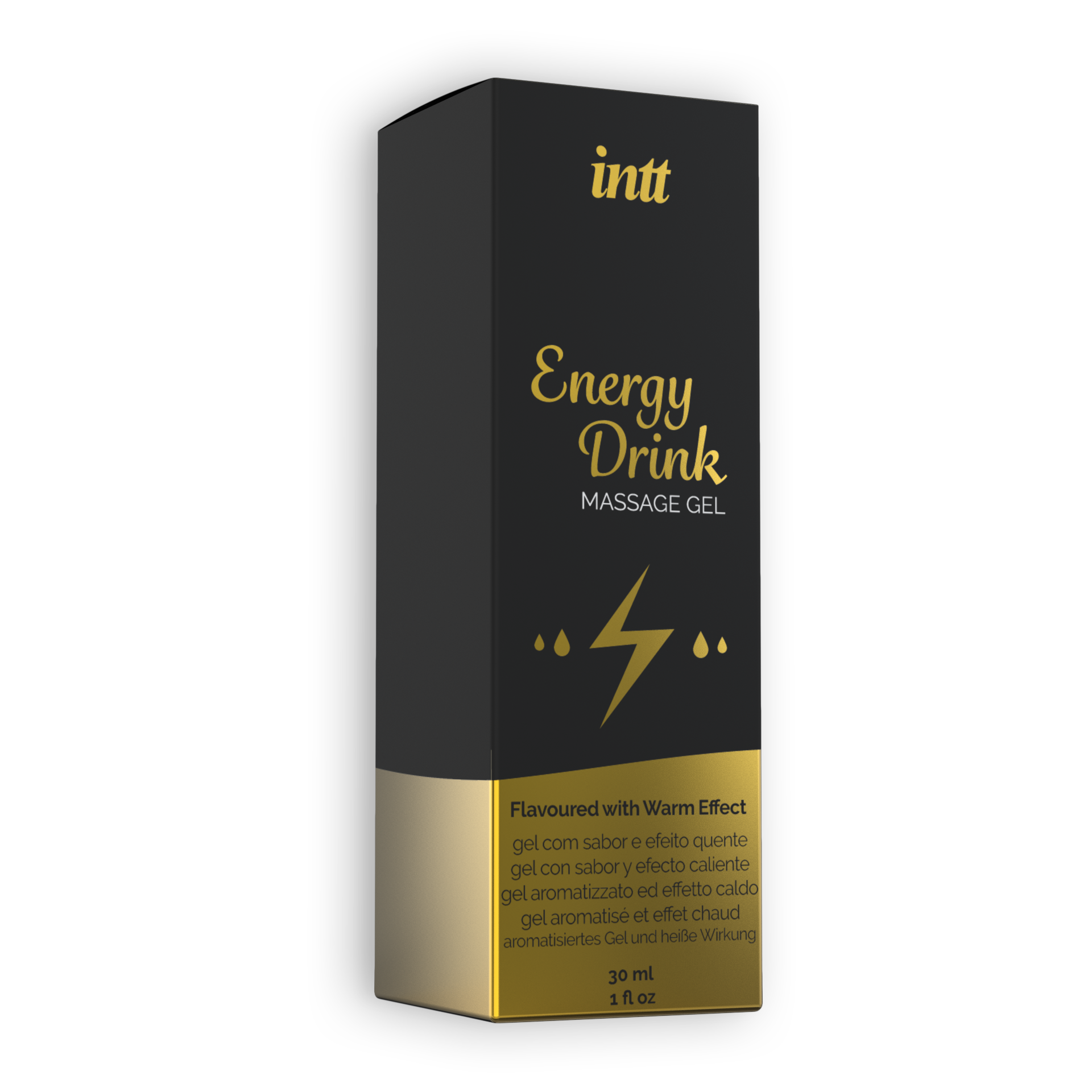 GEL DE MASAJE CON SABOR A BEBIDA ENERGETICA INTT 30 ML